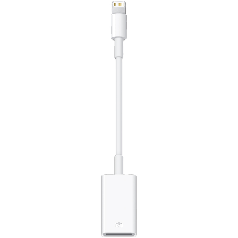 Apple 闪电/Lightning转 USB 相机转换器  iPhone转接头 手机转接头