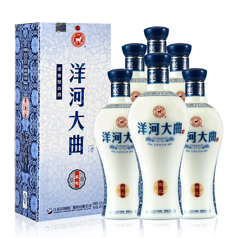 洋河大曲酒是以优质高粱,大米,糯米,玉米