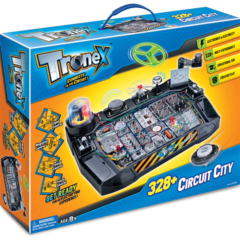 TRONEX儿童物理电路stem科学小实验套装小学生器材全套拼装电子积木8-12岁玩具男孩328合1怎么看?