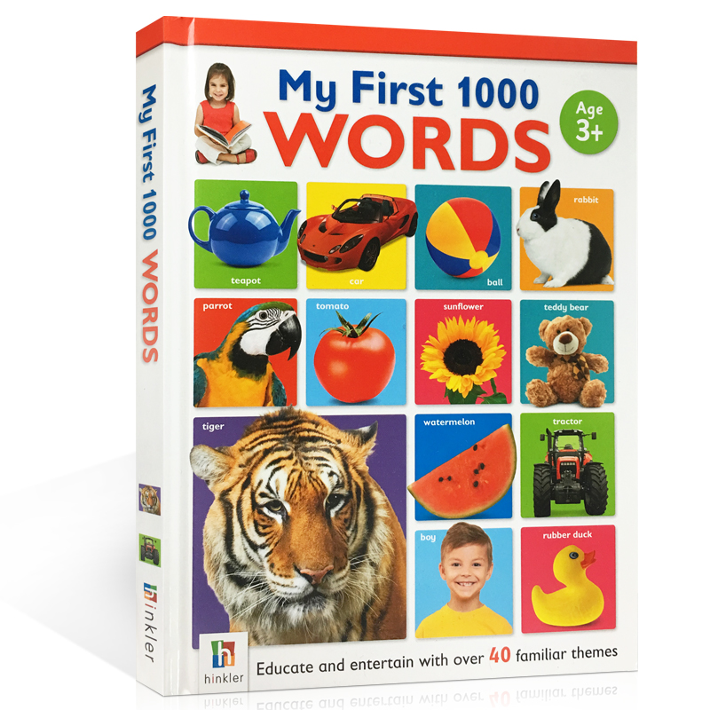 英文原版 My First 1000 Words我的启蒙认知单词 提高儿童记童记忆力