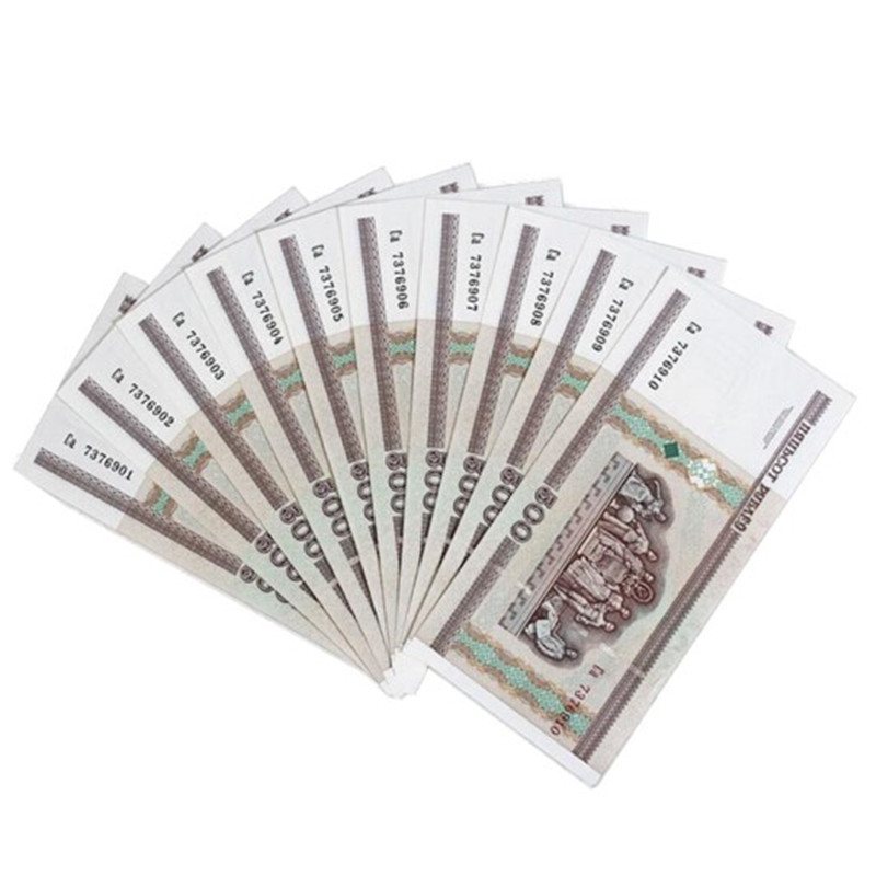 全新unc  欧洲白俄罗斯卢布纸币收藏 500卢布 10张不连号