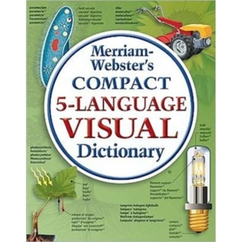 韦氏英法德西班牙意大利语图解字词典 英文原版 Merriam-Webster Dicti