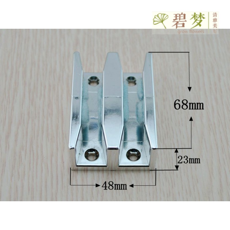 攸竹加厚淋浴房配件玻璃移门定位器限位器滑块引导器固定器止摆器