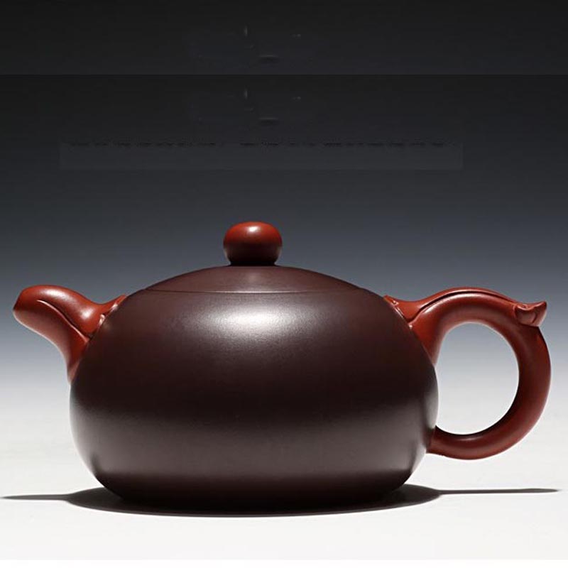 美典（Meediea）宜興名家紫砂壺 茶具茶壺 全手工老紫泥雙色玉乳壺240cc