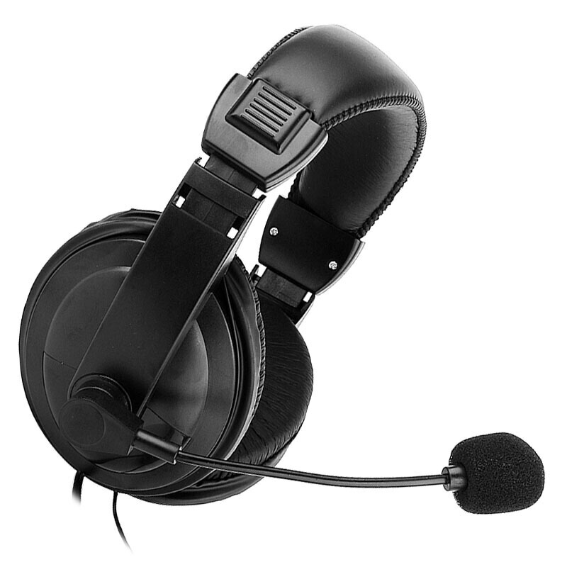 leoisilence 电脑耳机带麦 头戴式吃鸡耳机 g750 黑色