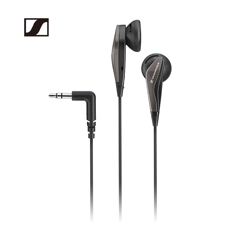 森海塞尔（Sennheiser）MX375 高清解析平头塞 立体声有线手机耳机耳塞 强劲低音 黑色