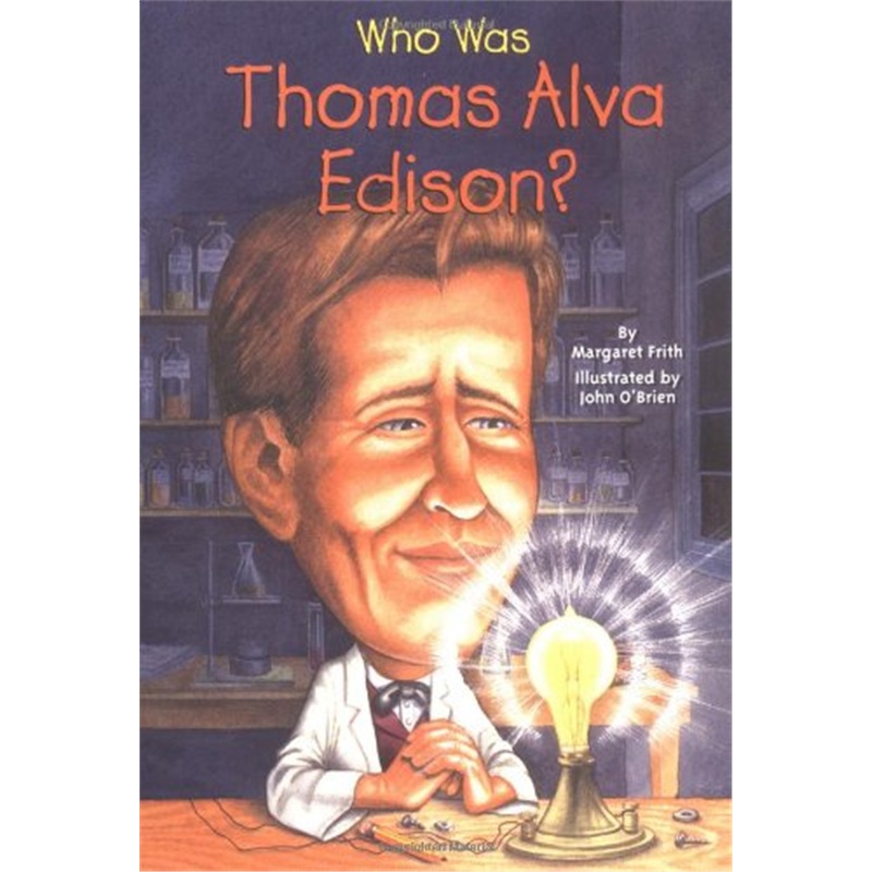 英文原版 名人传记系列 Who Was Thomas Alva Edison?