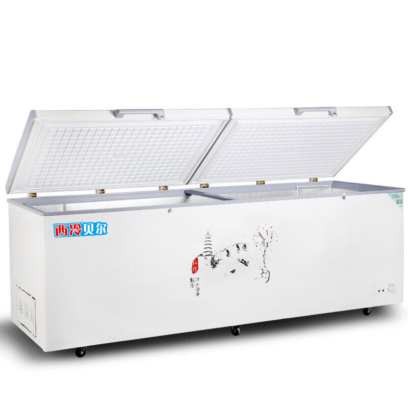 西冷贝尔 商用家用大容量冰柜卧式冷柜 冷藏冷冻转换柜 bd/bc-768