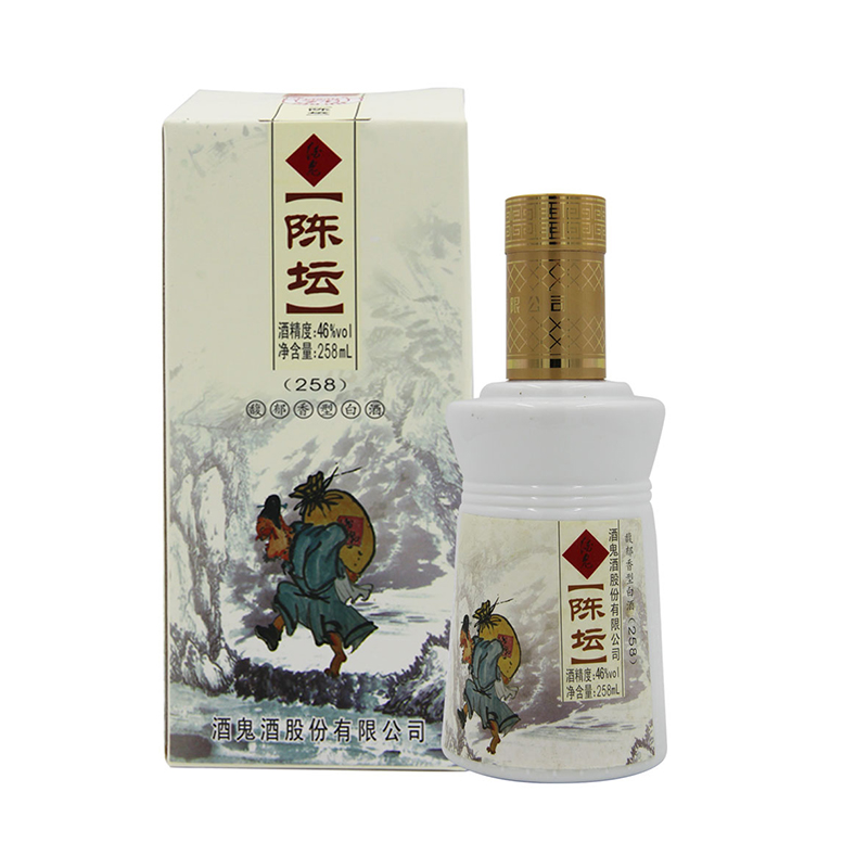 酒鬼酒 陈坛小酒46度馥郁香型白酒 2018年生产 年货送礼 46度 258ml 1