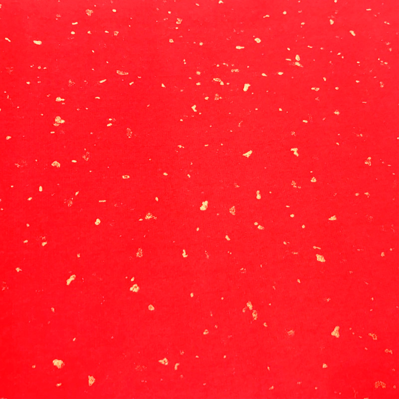 卓涵 四尺宣纸 万年红春联对联  洒金大红纸  空白手写 文房四宝 四尺