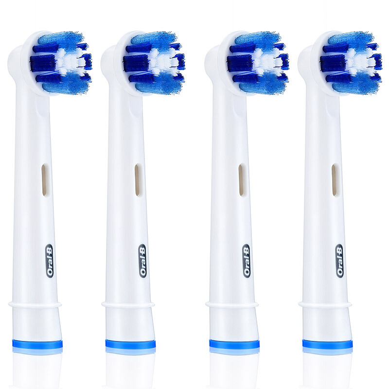 欧乐B（Oral-B）电动牙刷头欧乐b电动牙刷头4支装清洁型适配成人 2D/3D型号EB20-4