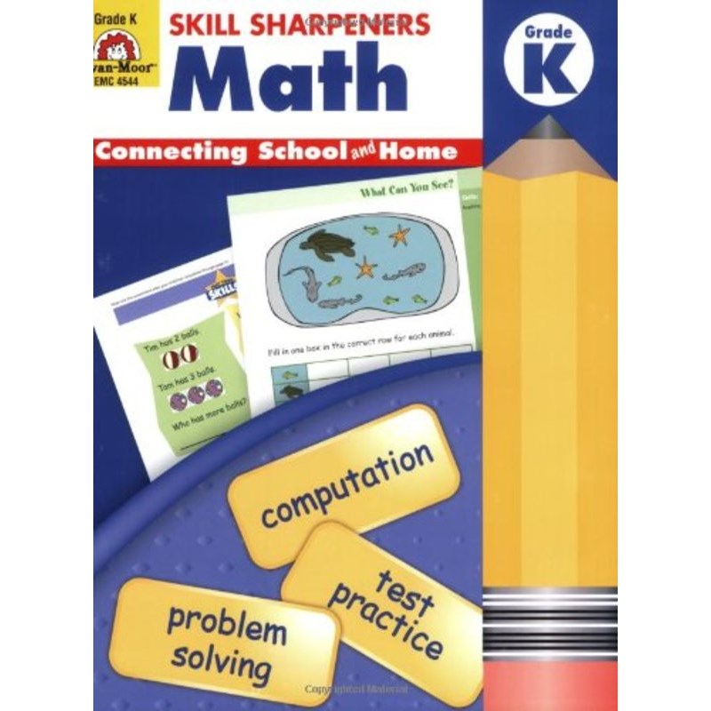 Skill Sharpeners Math, Kindergarten ISBN:9781596730526
