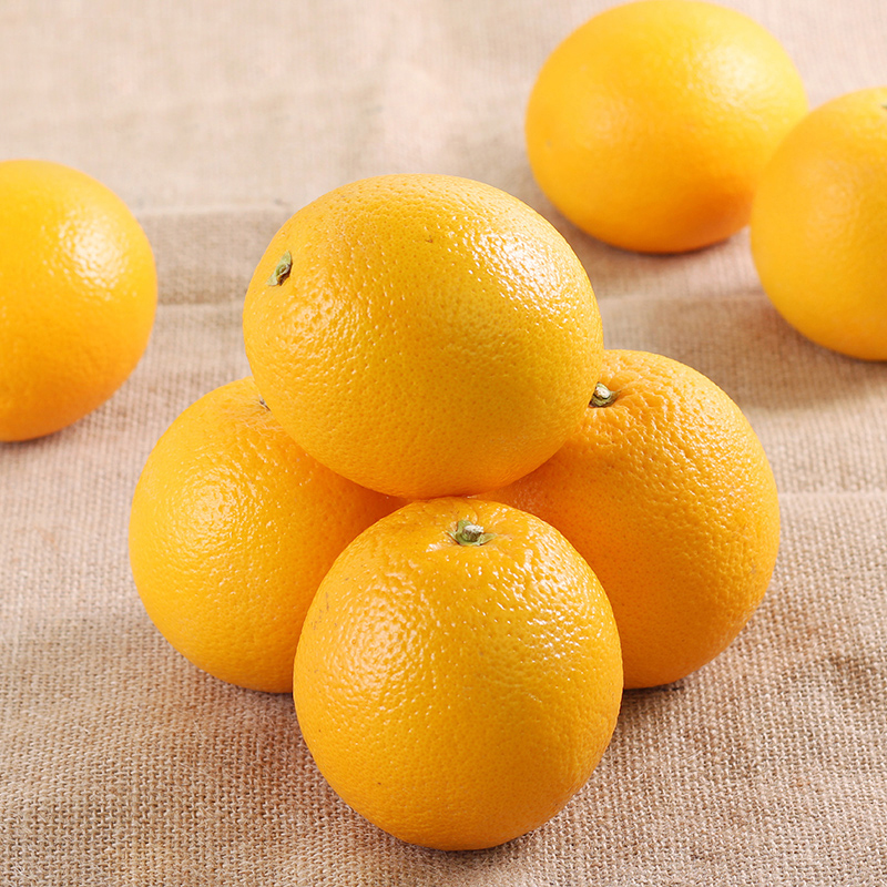 京世泽 重庆奉节脐橙 橙子水果 带箱约10斤70-75mm净重8.5-9斤