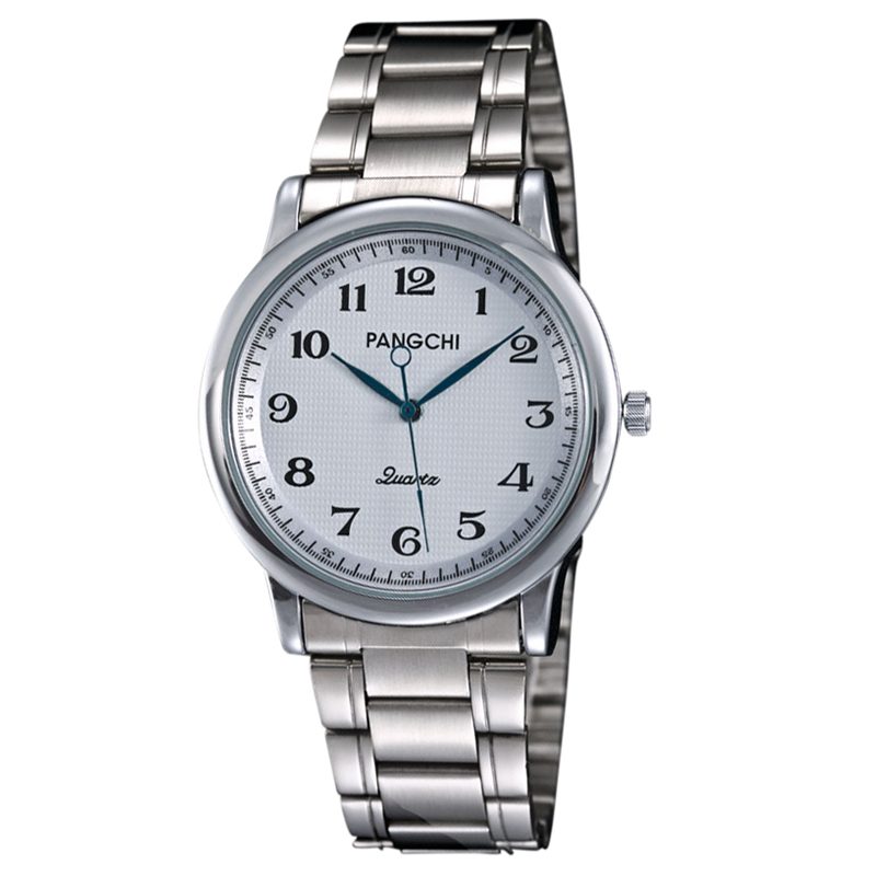 鹏志pangchi手表女士 进口金属机芯石英女表 清晰大数字精准走时中