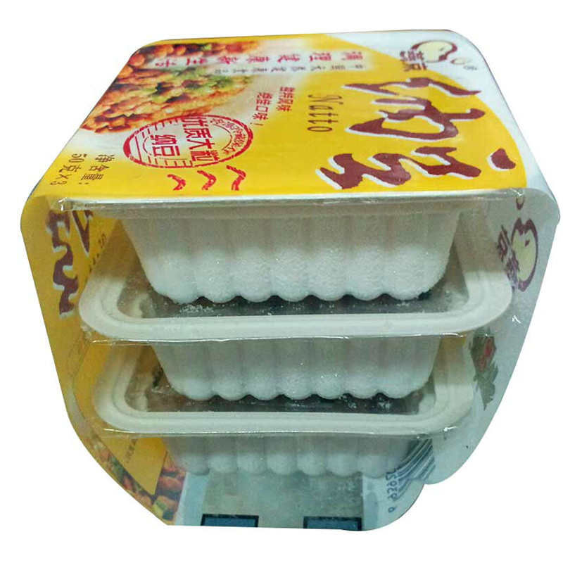 聚鲜品 北京燕京（大粒）即食纳豆 选用有机黄豆激酶发酵制作即食拉丝 50g/盒*18盒