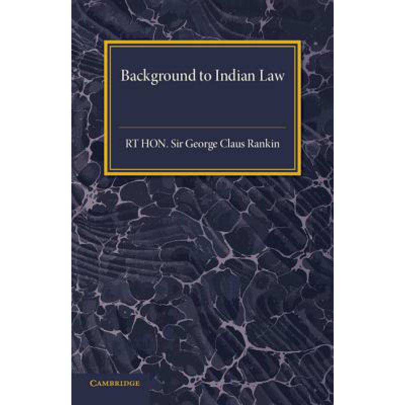预订 Background to Indian Law
