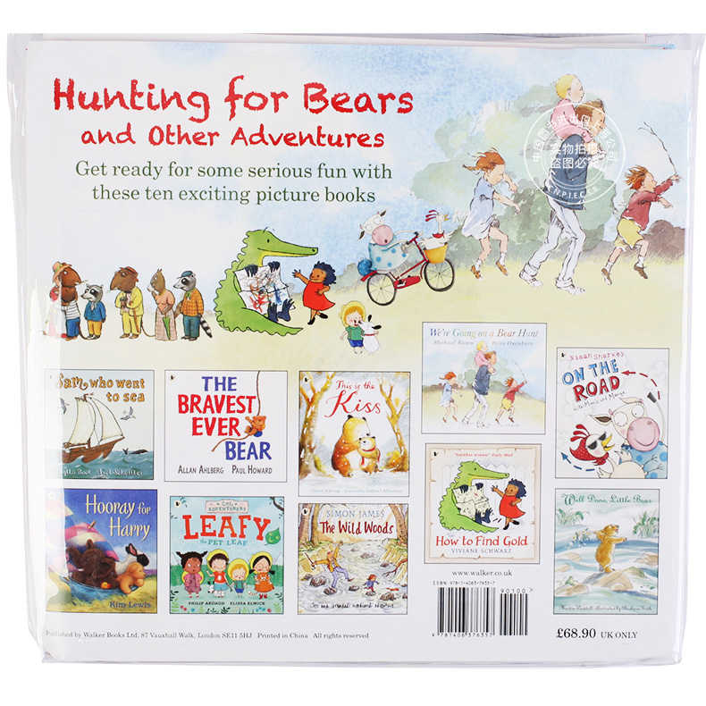 现货 英文原版 我们去猎熊 萨姆去海边等 幼儿绘本 10册套装 Hunting for Bears and other Adventures （10本套）截图