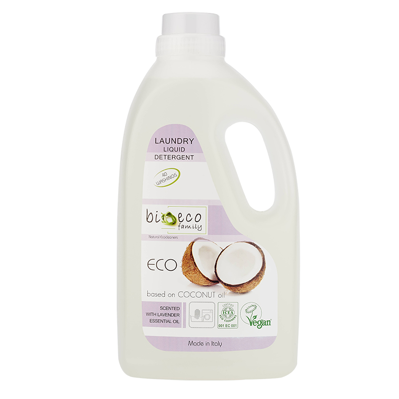 bioecofamily 欧洲进口  洗衣液 2L 天然植物配方 浓缩 无荧光剂 大包装