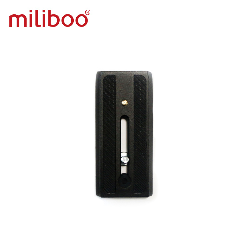 miliboo 米泊MYT801二代液压云台摄影摄像单反独脚架通用摄像机三脚架 通用短快装板108mm*50mm