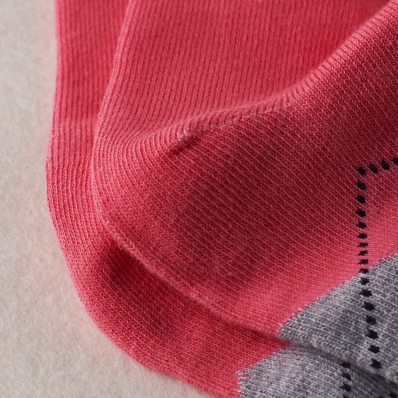 米大爷【8双】袜子女春秋冬季中筒棉袜吸汗透气菱形拼色休闲百搭女士袜 菱形拼色款中筒女袜 8双 均码