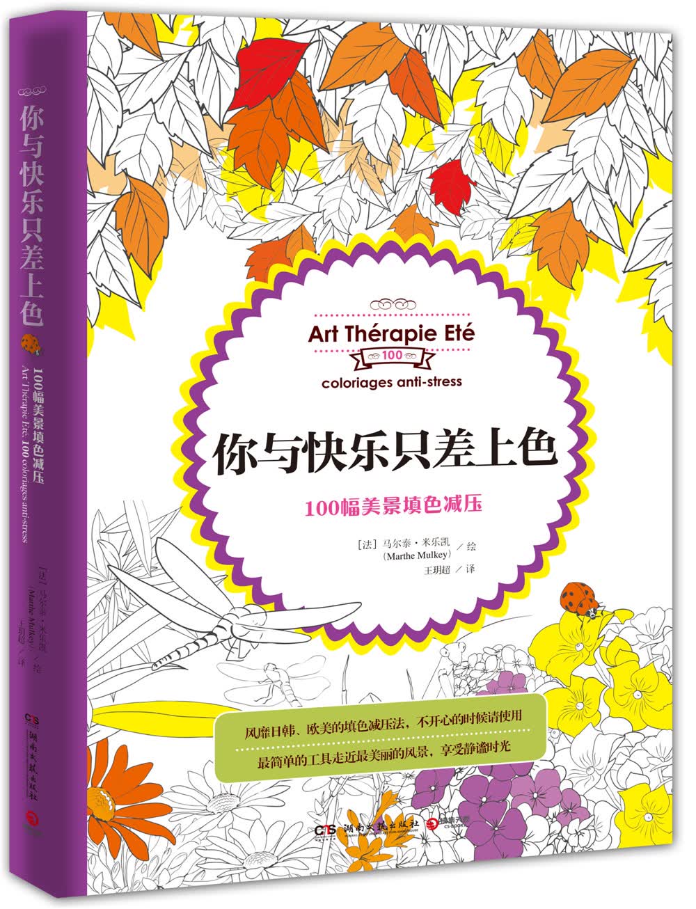 你与快乐只差上色: 100幅美景填色减压