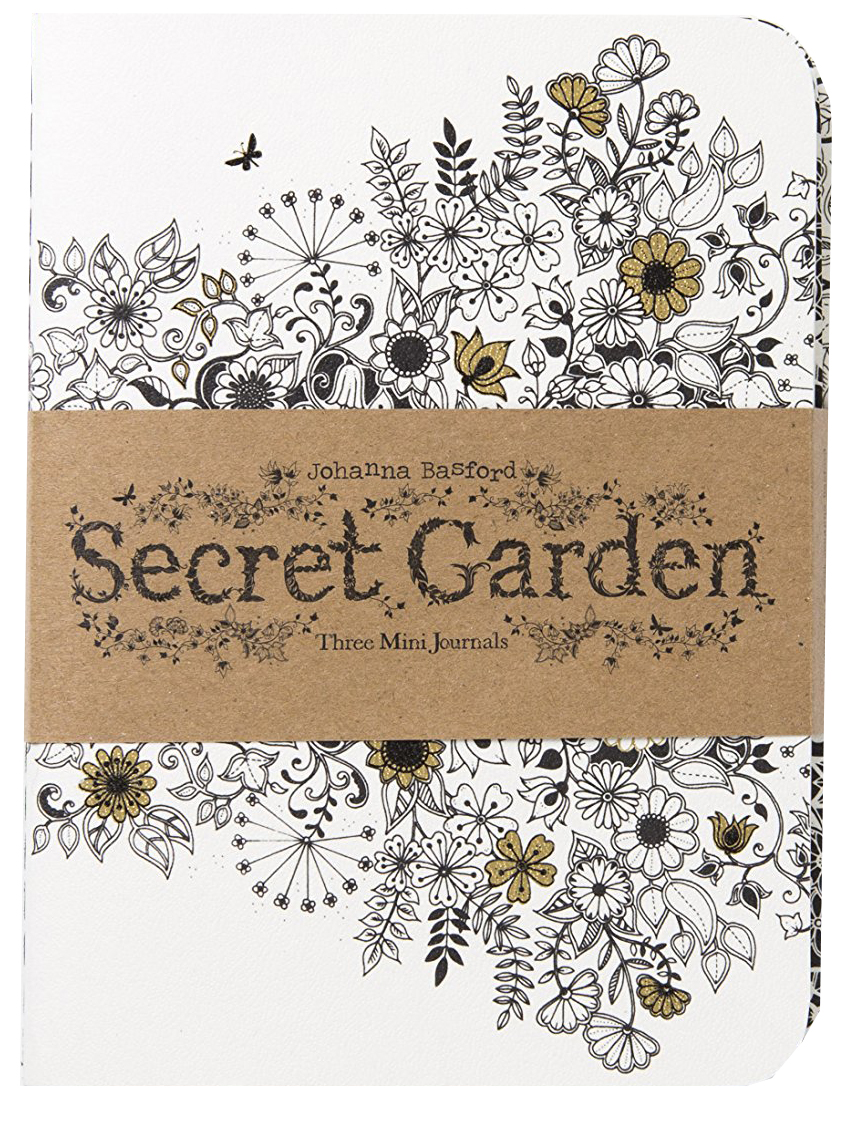 secret garden: three mini journals 秘密花园:3个笔记本套装 英文