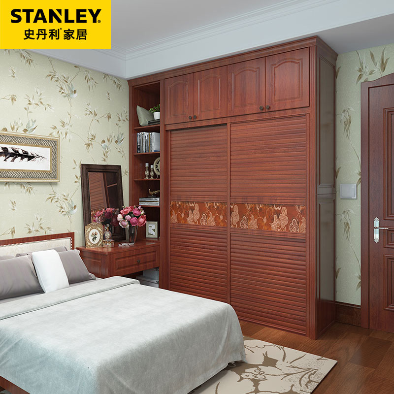 史丹利(stanley) 时尚简欧系列全屋定制整体衣柜推拉门特价 任意做15