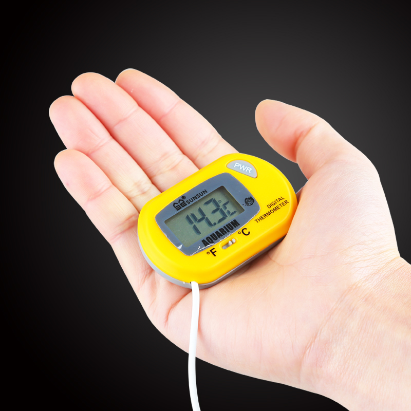 森森 外置数显温度计水族箱温度计wdj-004(带探头)款 探头线长度97cm