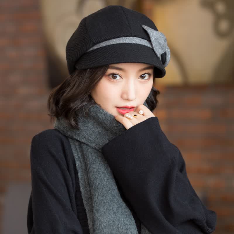 677888帽子女春秋贝雷帽英伦复古报童帽画家帽怎么看?