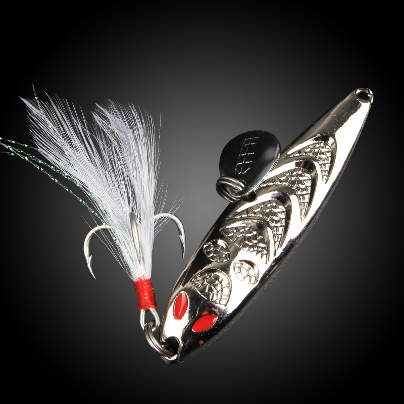 饵金属亮片路亚饵10克15克20克超远投噪音双钩翘嘴鲈鱼七星bass鲶鱼