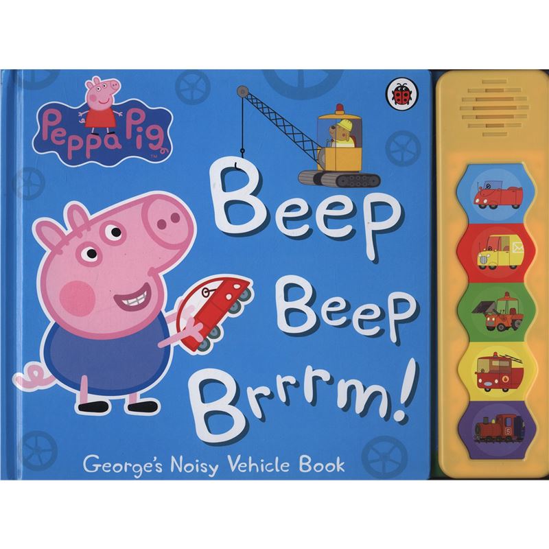 小猪佩奇绘本 粉红猪小妹 英文原版 peppa pig: beep beep brrrm!