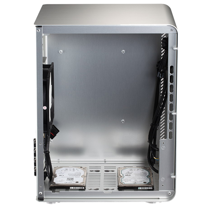 乔思伯（JONSBO）U3 银色 MINI-MATX机箱（支持MATX主板/全铝机箱/ATX电源/175MM高内散热器/260MM长内显卡）