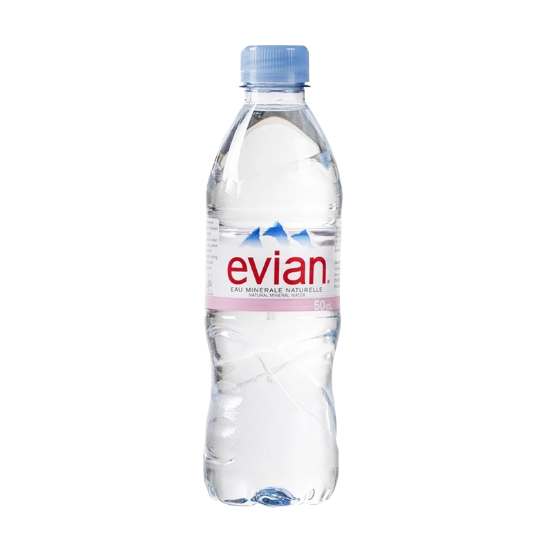 依云（evian）法国原装进口 矿泉水 500ml*24瓶 整箱装