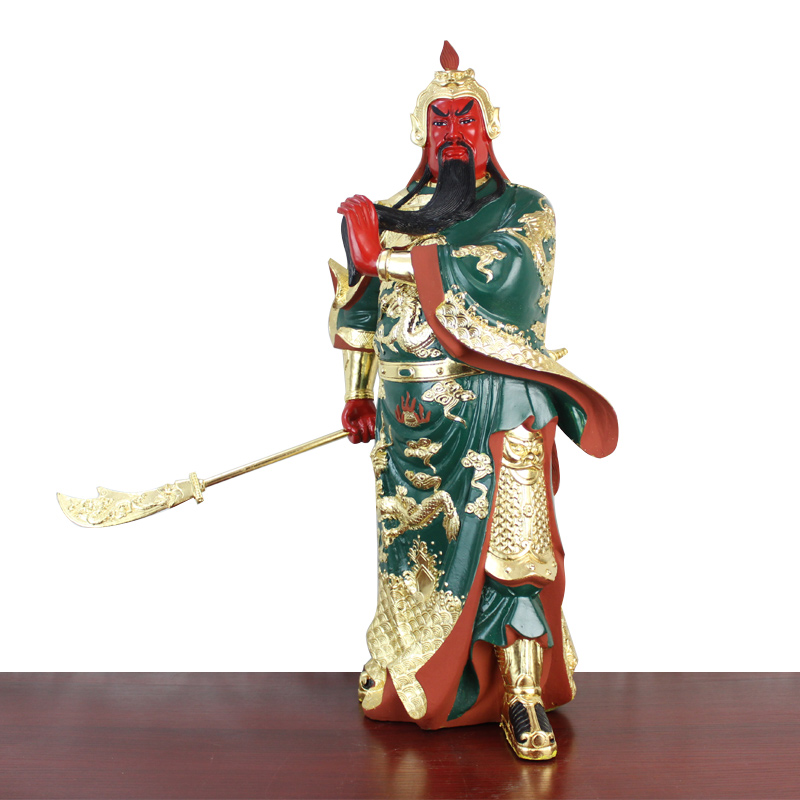 真全铜器纯铜关公黄铜关公点金铜关公背剑关公鎏金贴金横刀关公工艺品