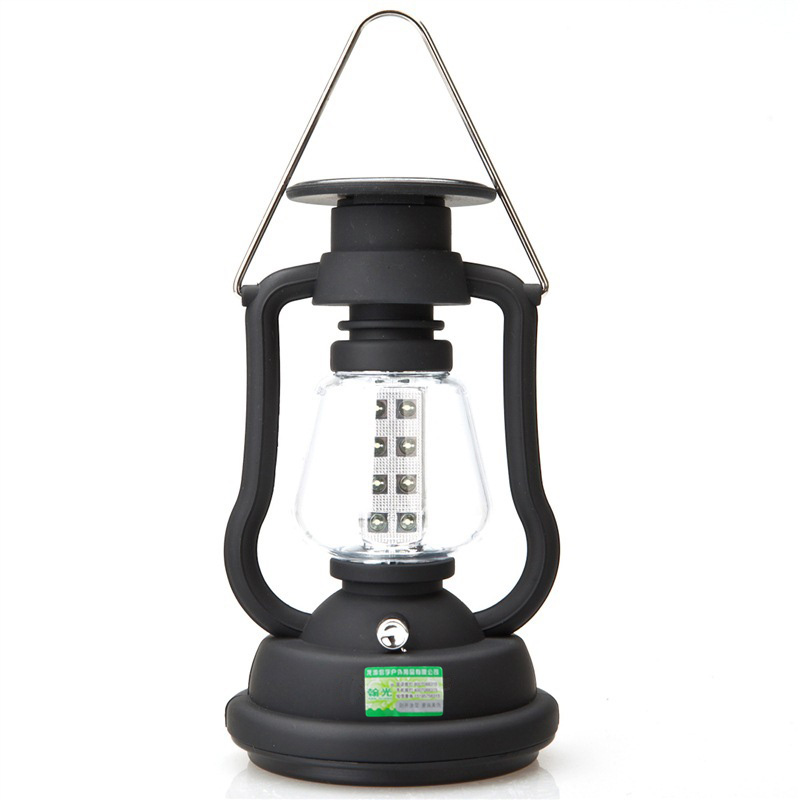 翰光(hanguang) 复古家用马灯充电手摇露营灯led太阳能手提帐篷吊灯