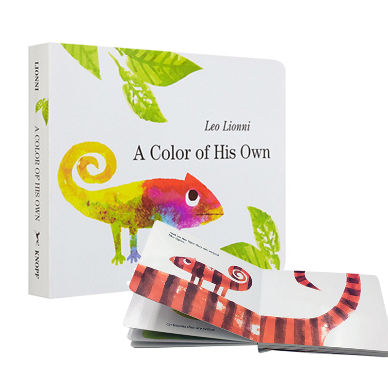 A Color of His Own吴敏兰推荐绘本 自己的颜色 纸板书 认识自我 3-6岁 英文原版