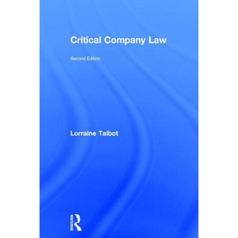预订 CRITICAL COMPANY LAW 2/E