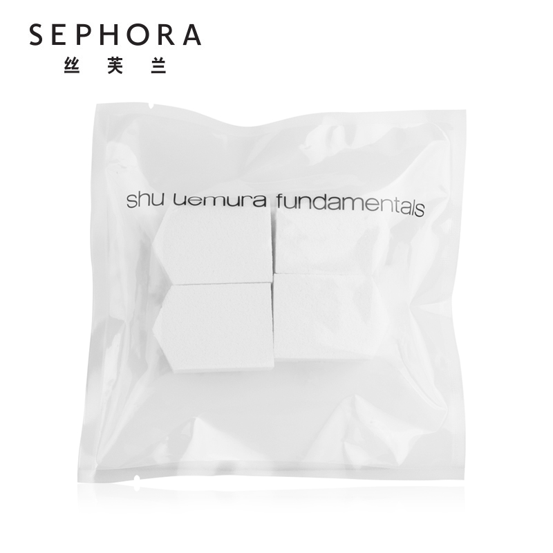 植村秀（Shu uemura） 【丝芙兰】 五角形释放力强海绵 海绵粉扑水滴棉化妆海绵彩 1/件