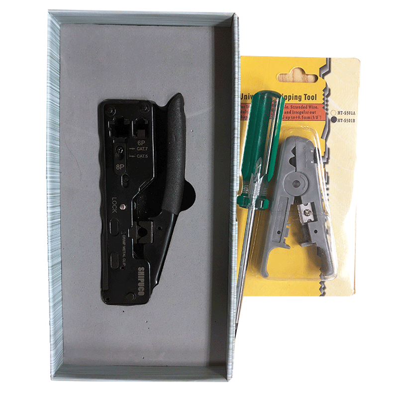 赠品：六类非屏蔽水晶头的打线工具RJ45工具（非卖品）