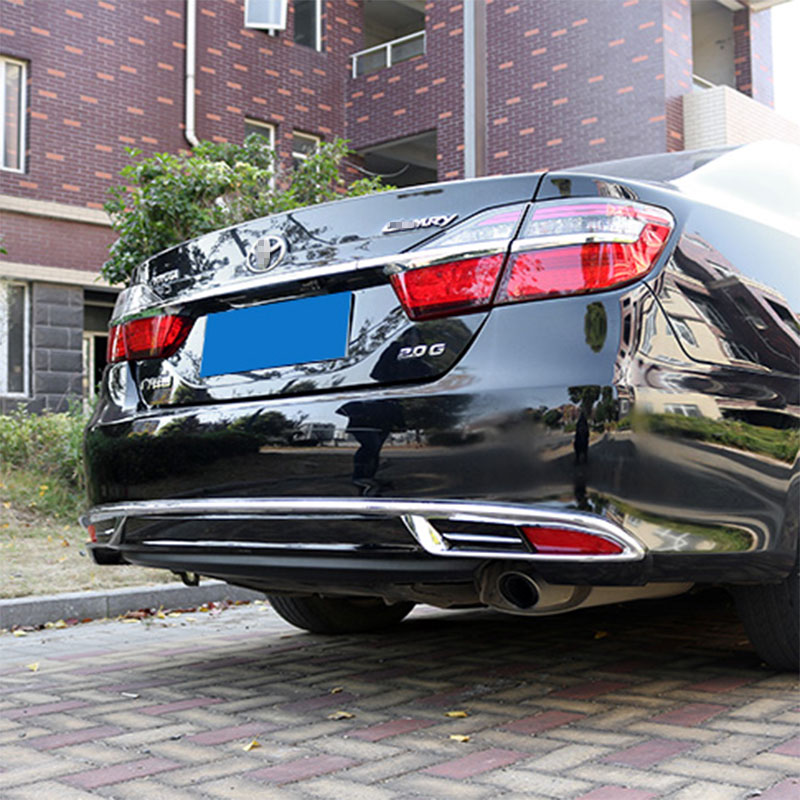 热迈适用于七代新凯美瑞后唇后杠饰条改装后包围护板保险杠装饰亮条