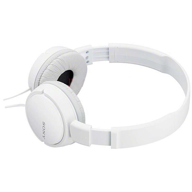 索尼（SONY） MDR-ZX110AP 耳机头戴式有线有麦电脑笔记本手机适用办公学生网课学习 白色