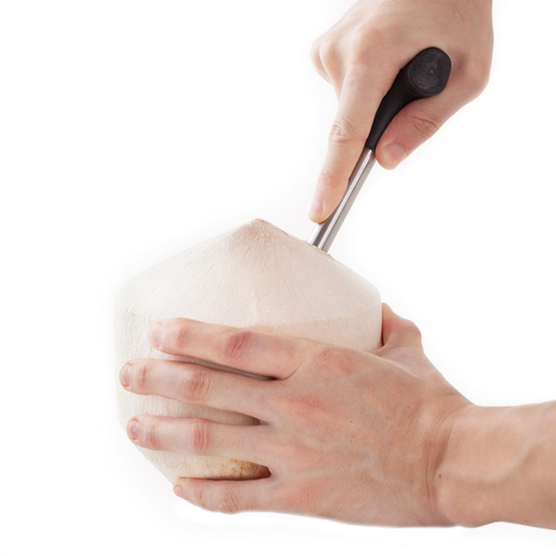 泰国进口椰青椰子超大果开椰器和吸管孕妇新鲜水果生鲜天然电解质 泰国椰青均重900g+ 椰青9个装（普通开椰器）