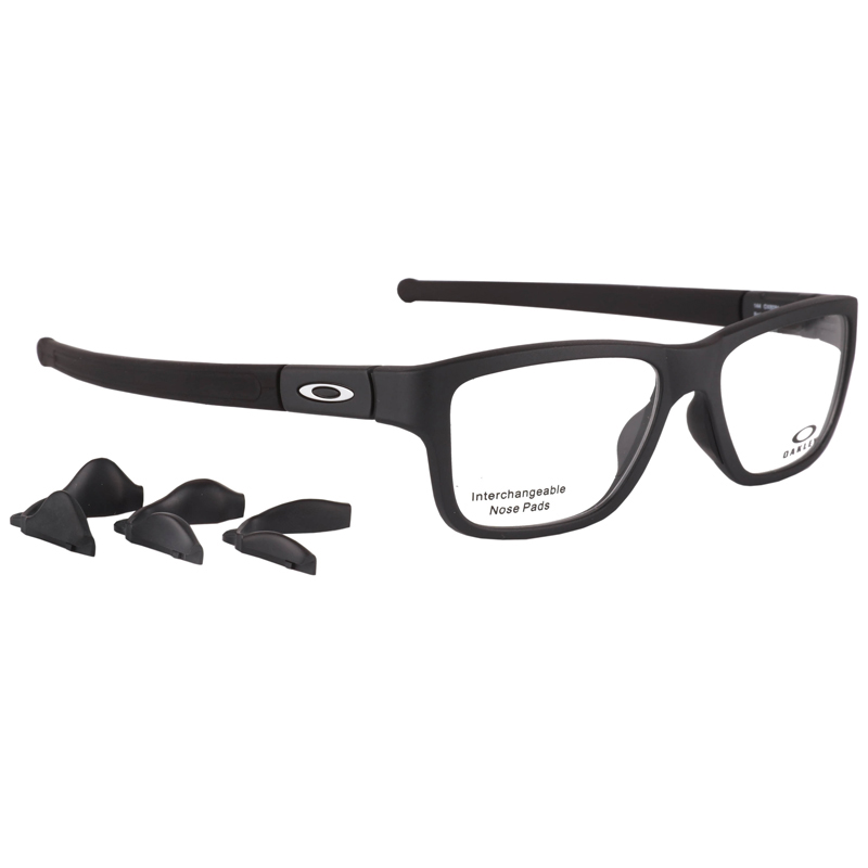 oakley欧克利眼镜ox8091男士方形镜框光学镜运动型镜架 黑色 0155