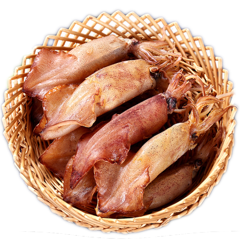 哈皮猴 大海兔干鱿鱼干500g不带籽乌贼干鱿鱼仔 海鲜干货非即食 250g*