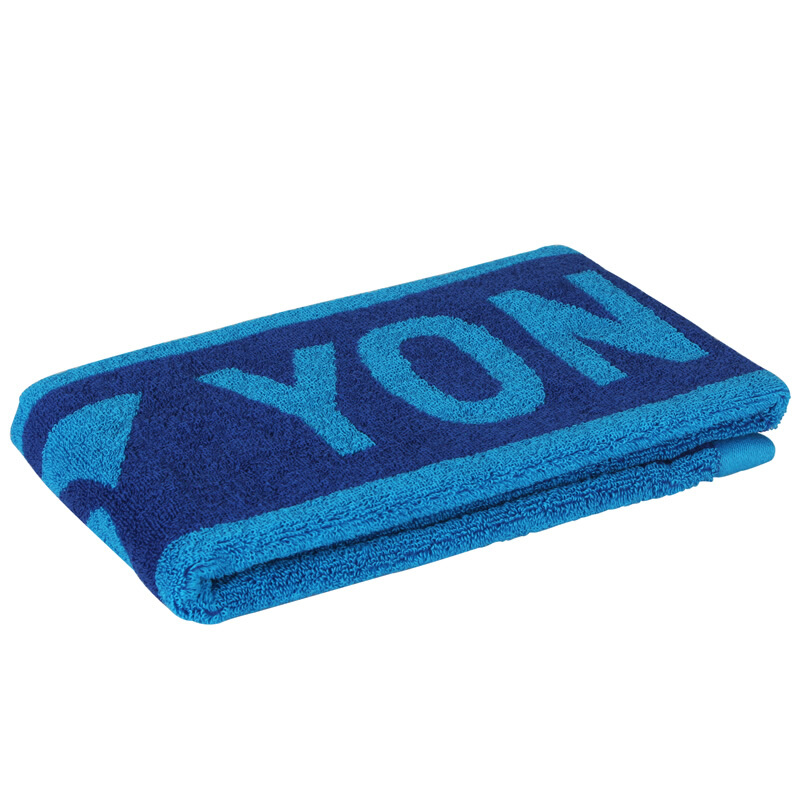 尤尼克斯YONEX专业运动毛巾全棉柔软透气吸汗羽毛球浴巾AC1206CR蓝色