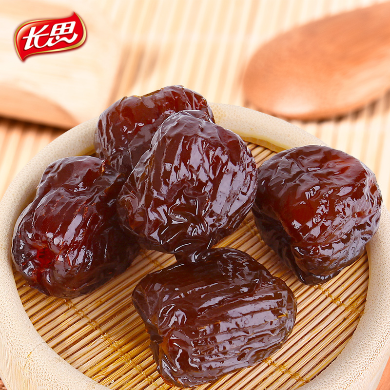 长思阿胶枣500g*2袋蜜枣去核大红枣山东特产小包装端午节粽子金丝蜜枣