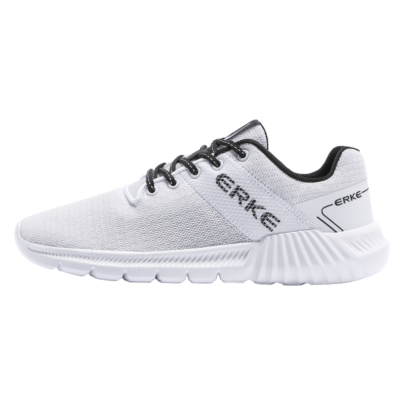 运动鞋男鞋季透气跑步鞋休闲鞋男士网面潮鞋子 正白 4