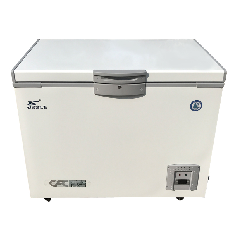 捷盛(js)零下-86度208升超低温冰柜卧式商用超低温冷柜干冰储存冰箱