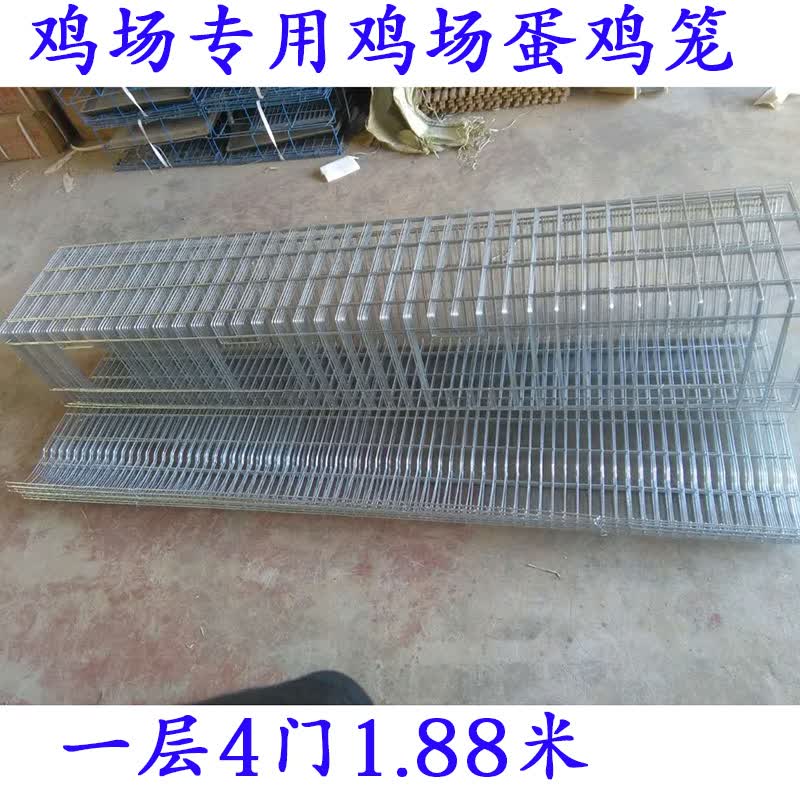 鹏实鸡场蛋鸡笼养殖场用鸡笼阶梯式鸡笼子母鸡滚蛋笼小鸡笼子 一层蛋