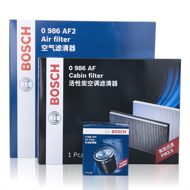 博世 马自达滤清器保养套装适用于 马自达2 / 劲翔 1.3 1.5 三滤【空气滤芯+空调滤芯+机油滤芯】使用感如何?